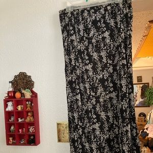 Black and white and fully lined.